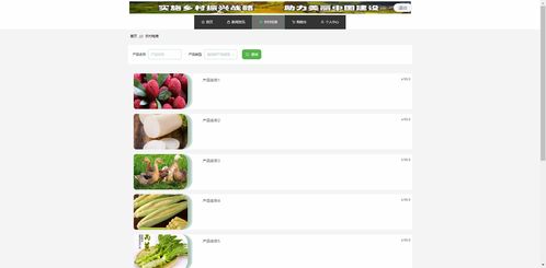 精品PHP实现乡村振兴网站 构建农村购物商城，连接农产品与广阔市场